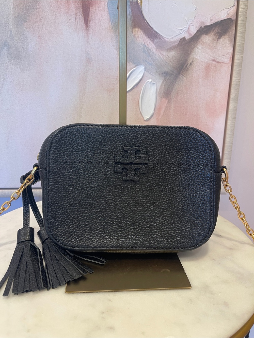 Tory Burch Black McGraw Camera Crossbody